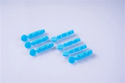Lancetta per glucosio monouso con manico in plastica