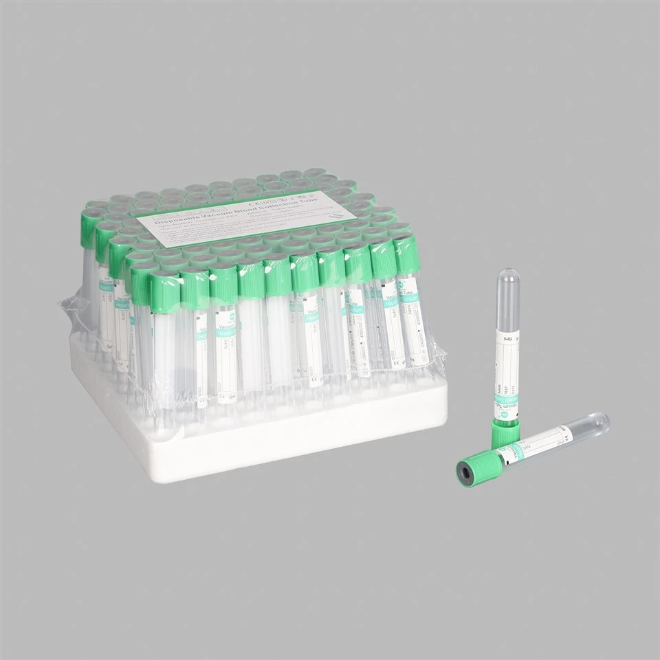 Disposable Sodium Heparin/Lithium Heparin Tube