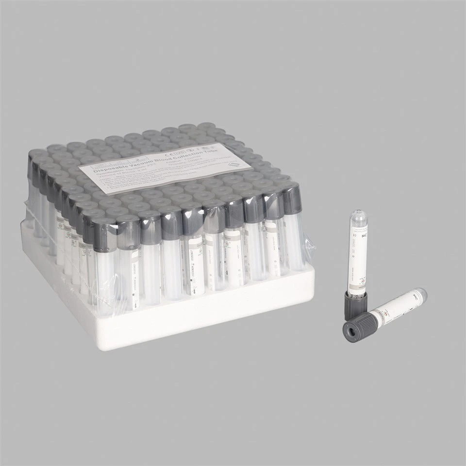 Disposable Vacuum Blood Collection Grey Gulcose Tube suppliers