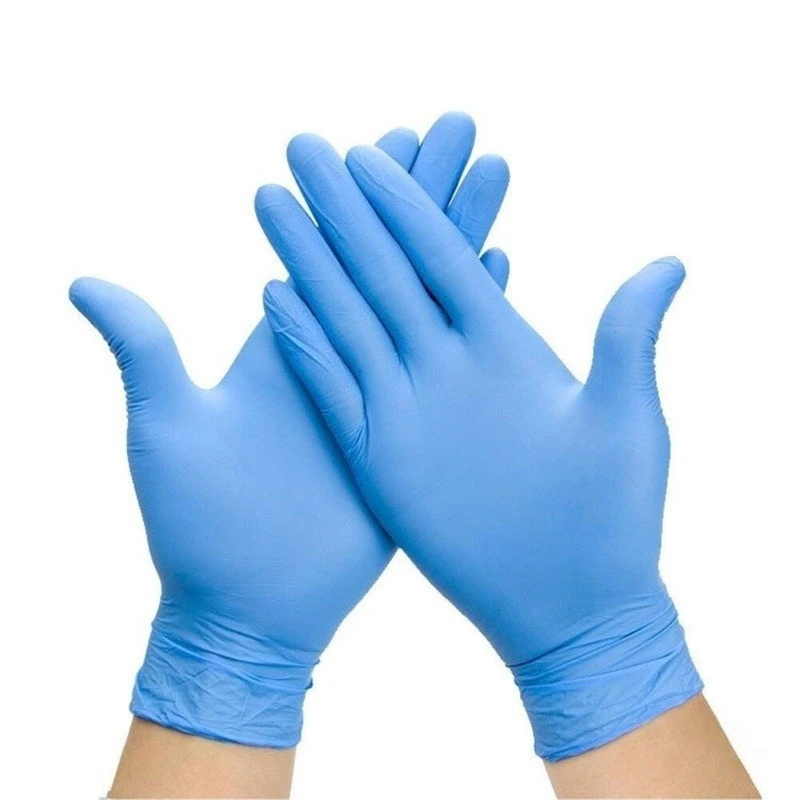 Medical Blue Nitrile Examination Gloves suppliers