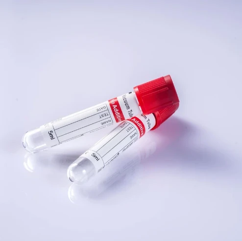 Red Top Blood Collection Tube (nessun additivo/semplice) per test di siero e coagulazione