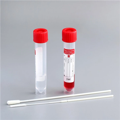 Kit di terreno di trasporto virus sterile a prova di perdite da 3 ml per la raccolta di campioni virali