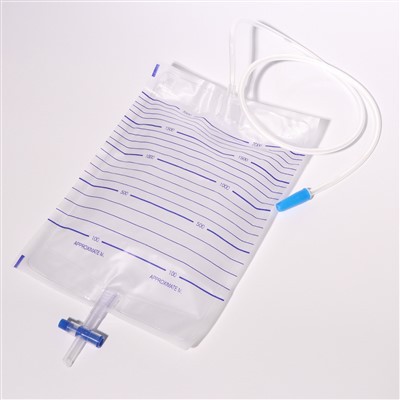 Sacca urinaria anti-reflusso sterile monouso da 2000 ml per assistenza medica e domiciliare