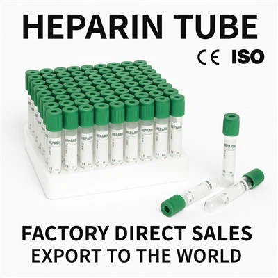 Eparina tubo aspiratrice