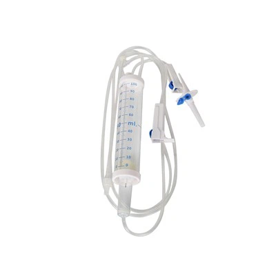 Set per infusione IV con buretta